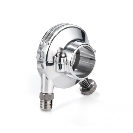 K-TECH 7/8" DELUXE THROTTLE HOUSING. POLISHED ALUMINUM