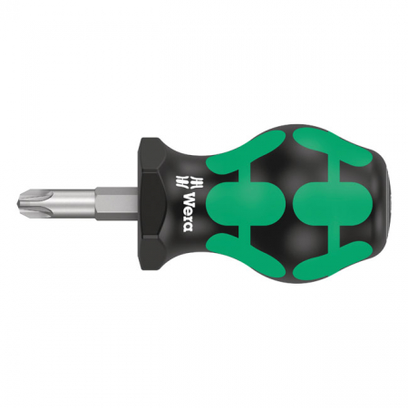 WERA STUBBY SCREWDRIVER SERIES 355 PZ3 FOR POZIDRIV SCREWS