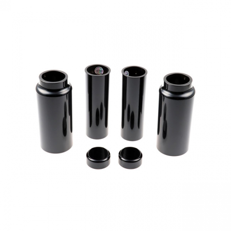 CULT-WERK, 6-PIECE FORK TUBE COVER KIT. GLOSS BLACK