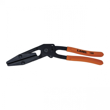 LANG TOOLS, ANGLED HOSE PINCH-OFF PLIERS. LARGE