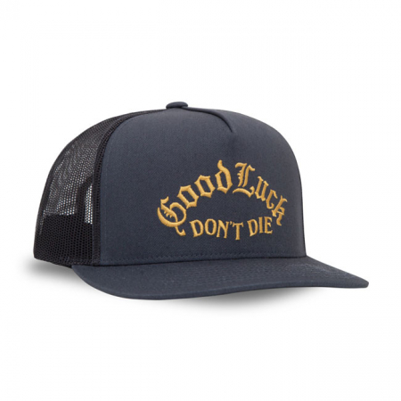 LOSER MACHINE GLDD TRUCKER CAP CHARCOAL