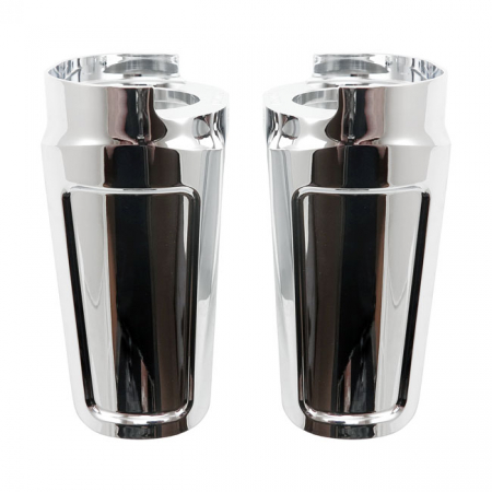 ARLEN NESS METHOD PERFORMANCE FORK SLIDER COVERS. CHROME