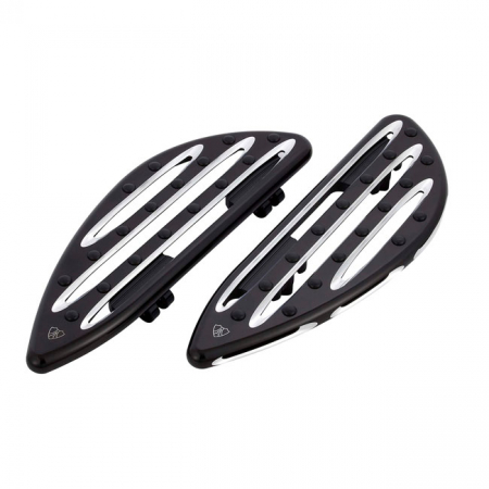 ARLEN NESS, M8 SOFTAIL DEEP CUT RIDER FLOORBOARDS. BLACK