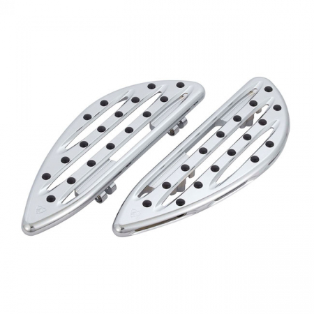 ARLEN NESS, M8 SOFTAIL DEEP CUT RIDER FLOORBOARDS. CHROME