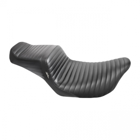 LEPERA, TAILWHIP 2-UP SEAT. PLEATED, BLACK