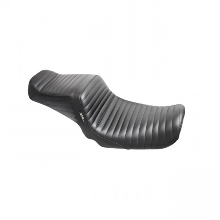 LEPERA, TAILWHIP 2-UP SEAT. PLEATED, BLACK