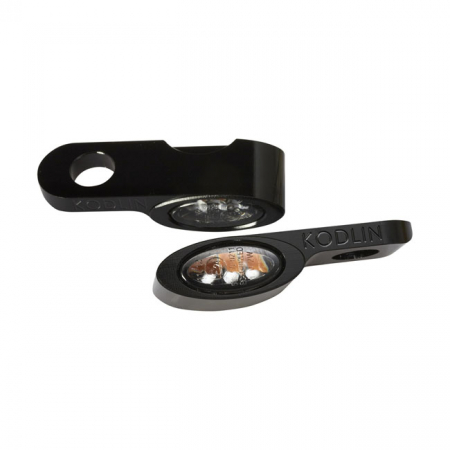 KODLIN, LED TURN SIGNALS ELYPSE FRONT. BLACK