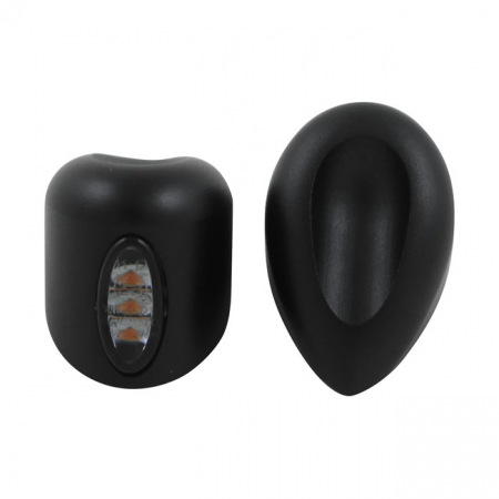 KODLIN, ELYPSE FRONT LED TURN SIGNALS. BLACK