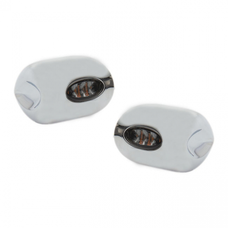 KODLIN, ELYPSE FRONT LED TURN SIGNALS. CHROME