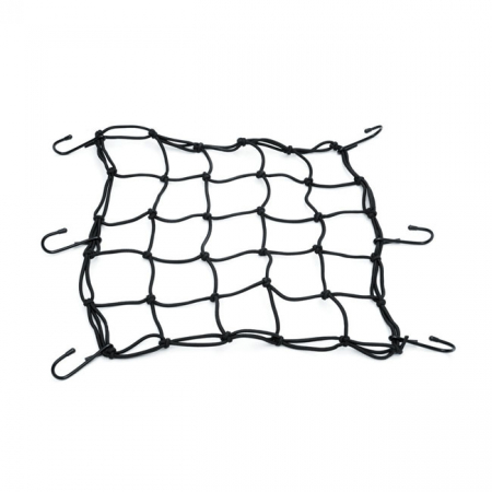 KURYAKYN, CARGO NET. 12" (30.5CM) X 12" (30.5CM). BLACK