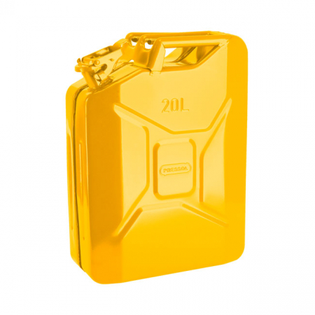 PRESSOL, METAL JERRYCAN. YELLOW, 20 LITER