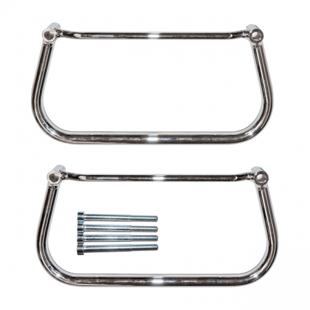 LONGRIDE SADDLEBAG HOLDER, CHROME