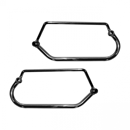 LONGRIDE SADDLEBAG HOLDER, CHROME