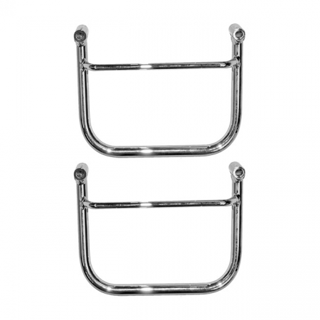 LONGRIDE SADDLEBAG HOLDER, CHROME