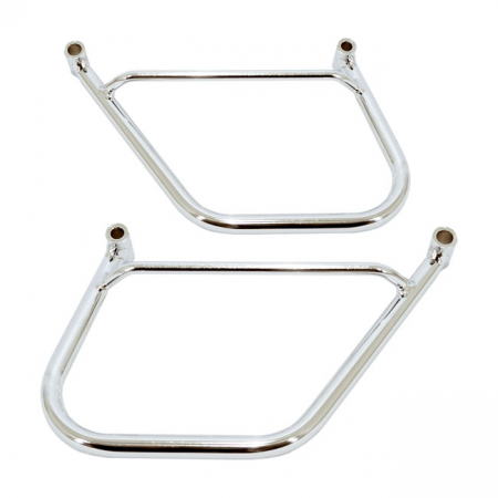 LONGRIDE SADDLEBAG HOLDER, CHROME