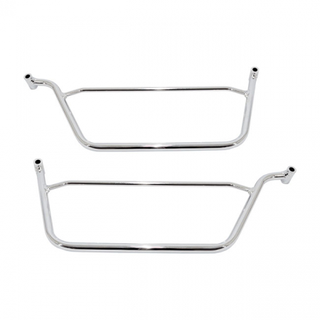 LONGRIDE SADDLEBAG HOLDER, CHROME