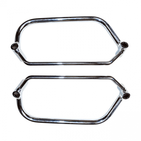 LONGRIDE SADDLEBAG HOLDER, CHROME