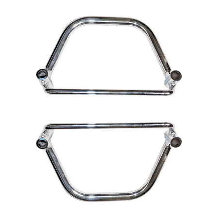 LONGRIDE SADDLEBAG HOLDER, CHROME