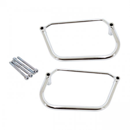 LONGRIDE SADDLEBAG HOLDER, CHROME