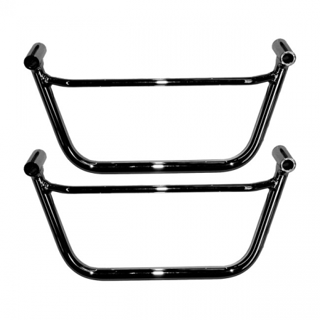 LONGRIDE SADDLEBAG HOLDER, CHROME