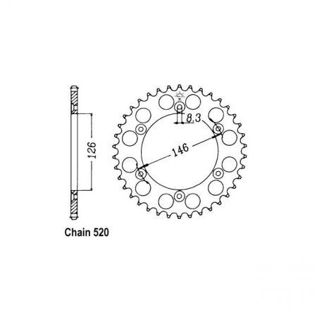 JT REAR SPROCKET 808.44