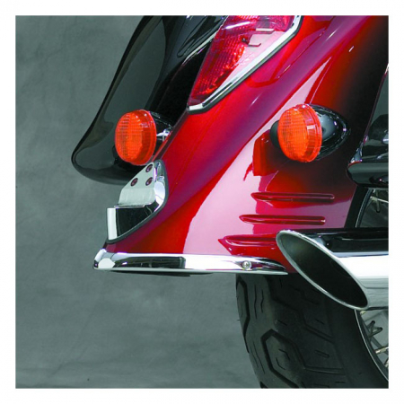 NC CAST REAR FENDER TIP CHROME