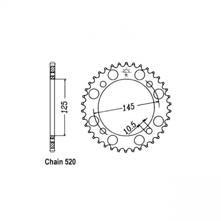 JT REAR SPROCKET 857.45