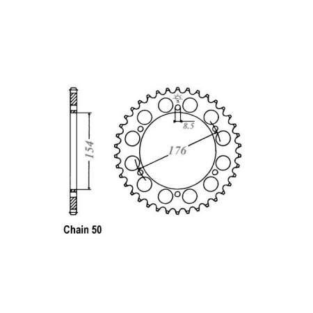 JT REAR SPROCKET 343.43