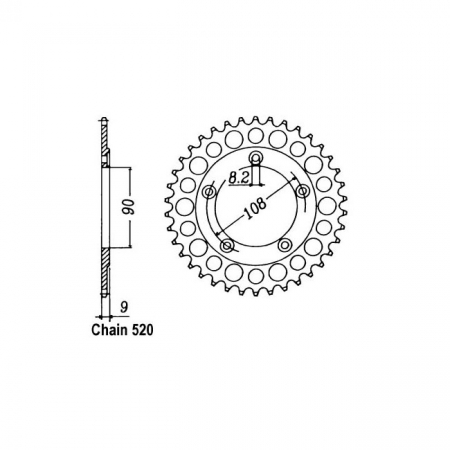 JT REAR SPROCKET 491.38