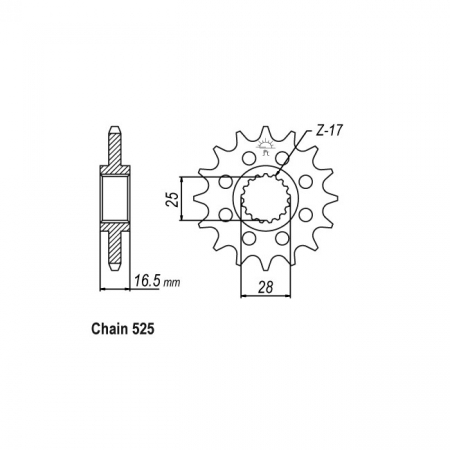 JT FRONT SPROCKET 1904.17