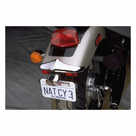 NC CAST REAR FENDER TIP CHROME