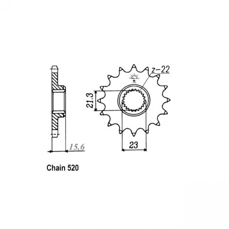 JT FRONT SPROCKET 577.15