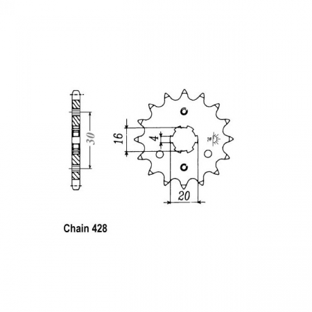 JT FRONT SPROCKET 417.15