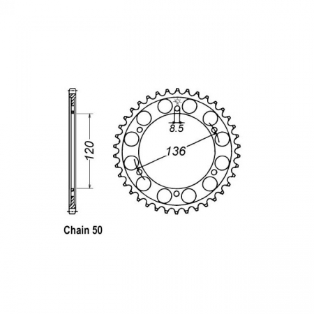 JT REAR SPROCKET 862.38