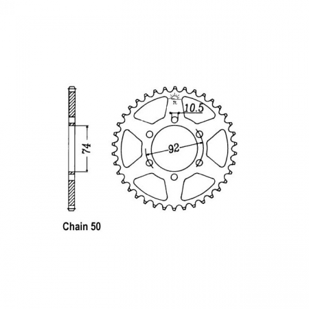 JT REAR SPROCKET 856.45