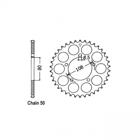 JT REAR SPROCKET 1022.38