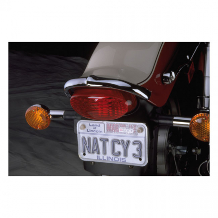 NC CAST REAR FENDER TIP CHROME