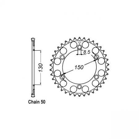 JT REAR SPROCKET 298.40