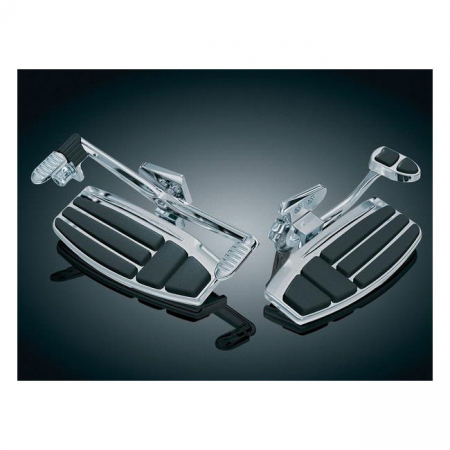 KURYAKYN DRIVER FLOORBOARD KIT CHROME