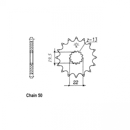 JT FRONT SPROCKET 435.15