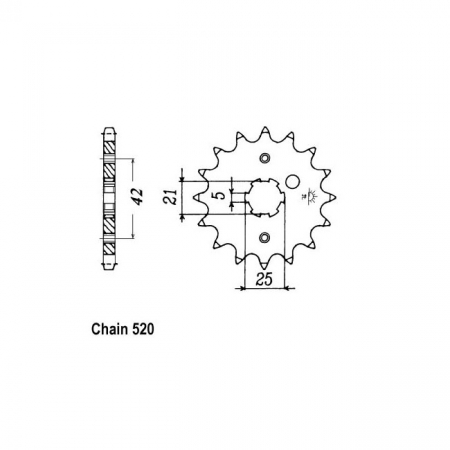 JT FRONT SPROCKET 569.17