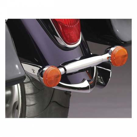 NC CAST REAR FENDER TIP CHROME