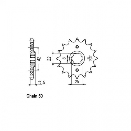 JT FRONT SPROCKET 289.16