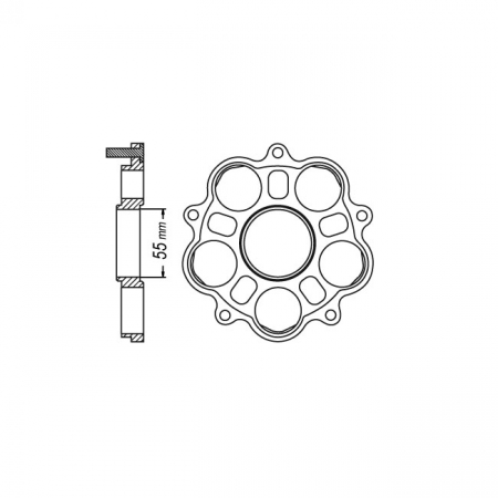 JT 750B SPROCKET CARRIER