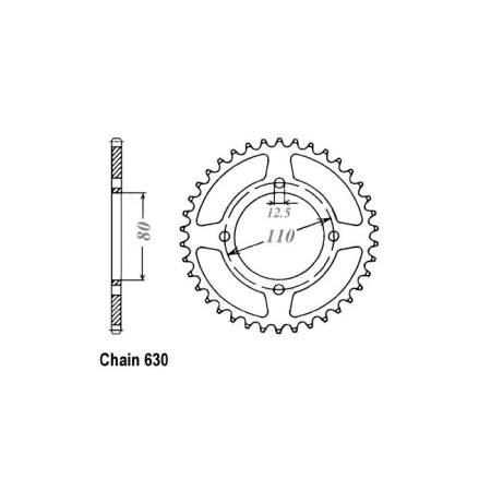 JT REAR SPROCKET 333.38