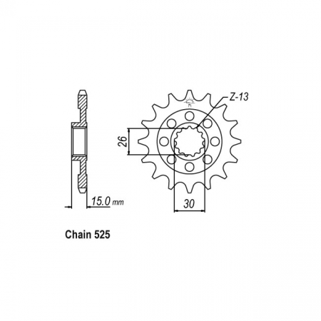 JT FRONT SPROCKET 404.17