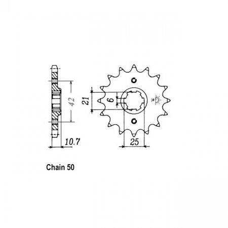 JT FRONT SPROCKET 338.16