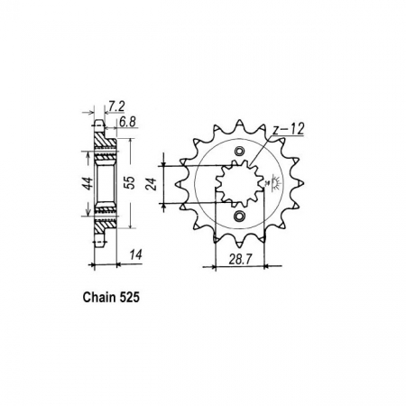 JT FRONT SPROCKET 314.16