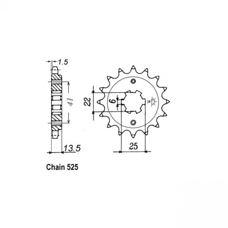 JT FRONT SPROCKET 293.16