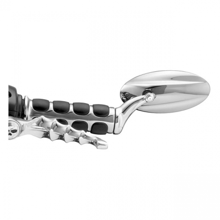 KURYAKYN TRIDENT BAR END MIRROR CHROME